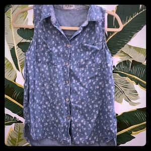 4ourdreamers Sleeveless collar top size size XS